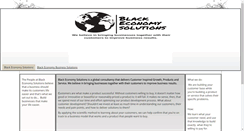 Desktop Screenshot of blackeconomybusinesssolutions.com